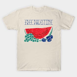 Free Palestine - Original Retro Design T-Shirt